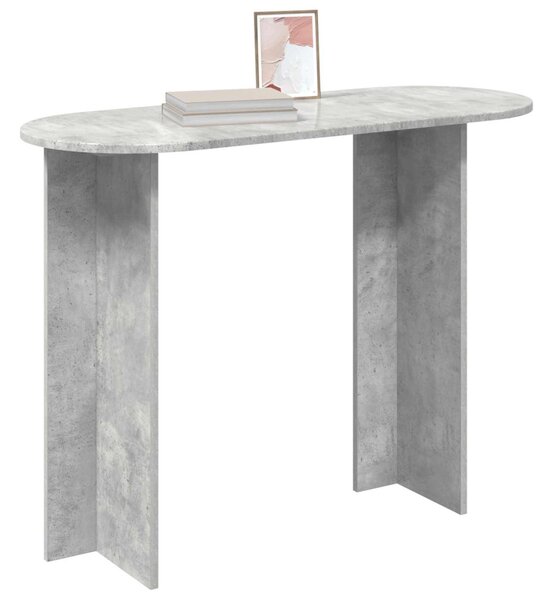 Konzolasztal Betonszürke 100 x 39,5 x 75 cm Szerelt Fa