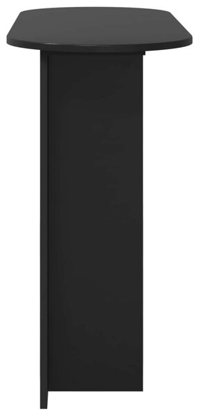 Konzolasztal Fekete Tölgy 100 x 39,5 x 75 cm Szerelt Fa