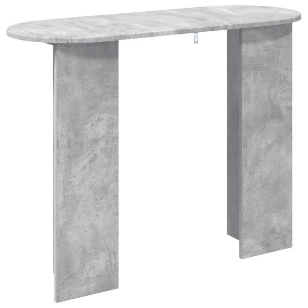 Konzolasztal Betonszürke 100 x 39,5 x 75 cm Szerelt Fa