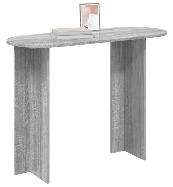 Konzolasztal Szürke Sonoma 100 x 39,5 x 75 cm Szerelt Fa