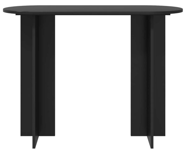 Konzolasztal Fekete Tölgy 100 x 39,5 x 75 cm Szerelt Fa