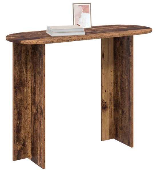Konzolasztal tárolóval Antik Fa 100 x 39,5 x 75 cm Szerelt Fa