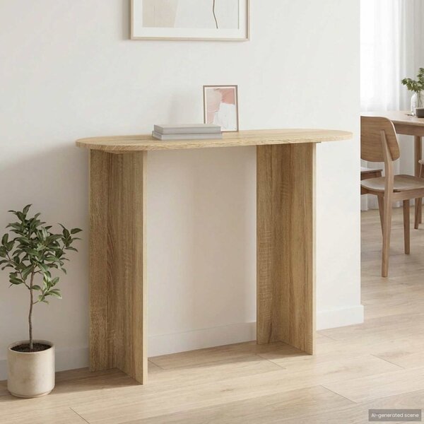 Konzolasztal Sonoma Tölgy 100 x 39,5 x 75 cm Szerelt Fa