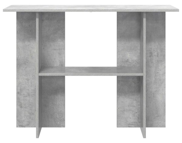Konzolasztal Betonszürke 100 x 30 x 75 cm Szerelt Fa
