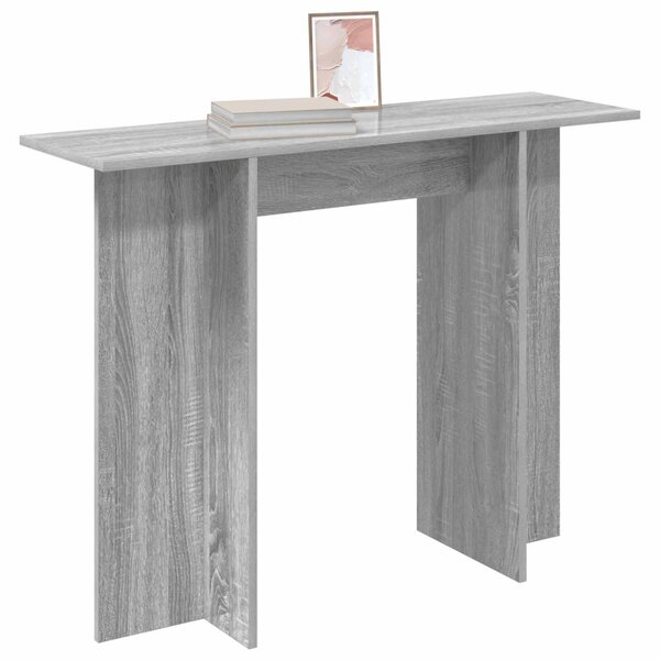 Konzolasztal Szürke Sonoma 100 x 30 x 75 cm Szerelt Fa