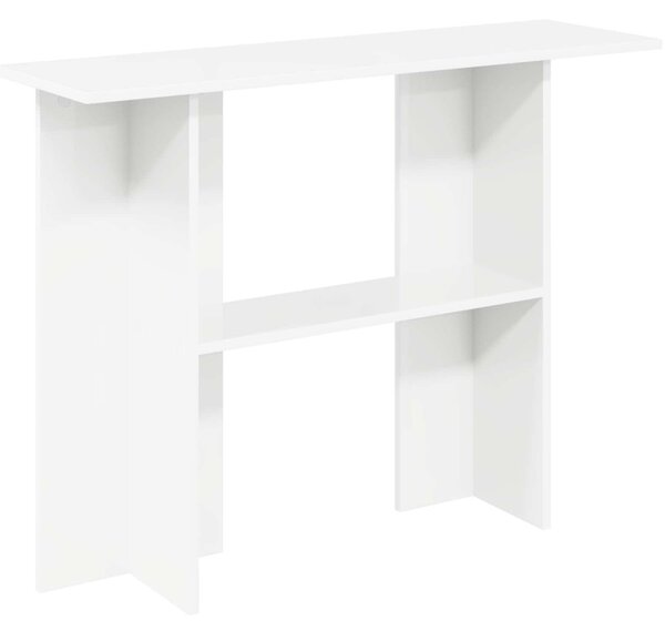 Konzolasztal Fehér 100 x 30 x 75 cm Szerelt Fa