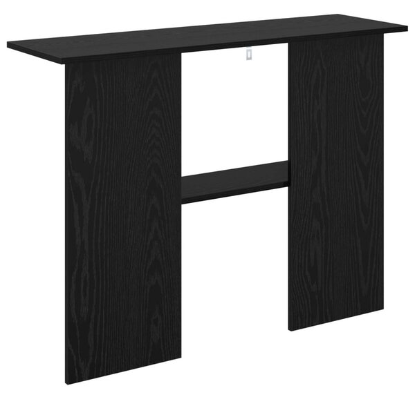 Konzolasztal Fekete Tölgy 100 x 30 x 75 cm Szerelt Fa