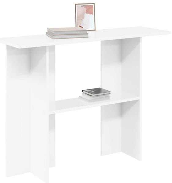 Konzolasztal Fehér 100 x 30 x 75 cm Szerelt Fa