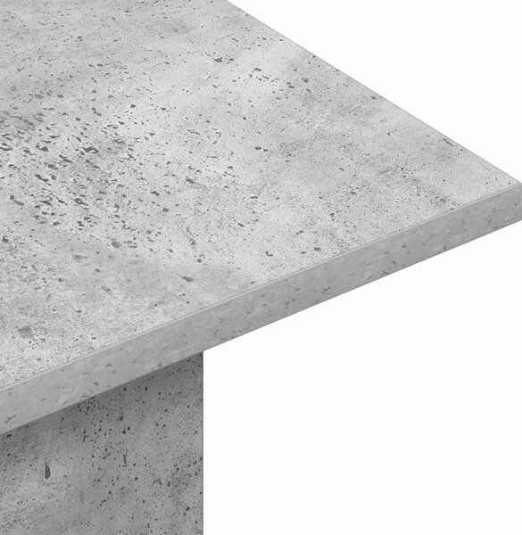 Konzolasztal Betonszürke 100 x 30 x 75 cm Szerelt Fa