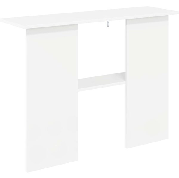 Konzolasztal Fehér 100 x 30 x 75 cm Szerelt Fa