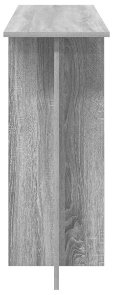 Konzolasztal Szürke Sonoma 100 x 30 x 75 cm Szerelt Fa