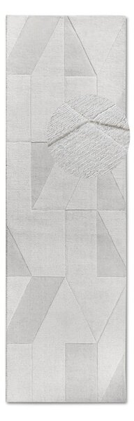 Krémszínű kézi szövésű gyapjú futószőnyeg 80x250 cm Ursule – Villeroy&Boch