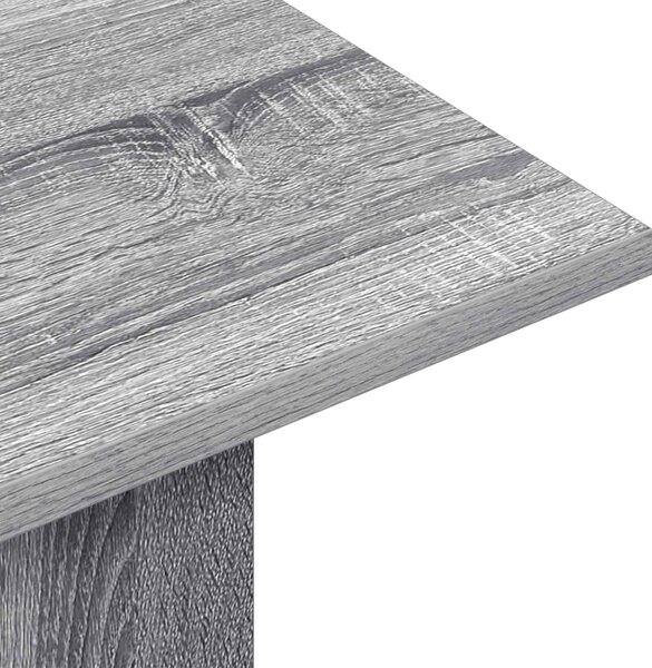 Konzolasztal Szürke Sonoma 100 x 30 x 75 cm Szerelt Fa