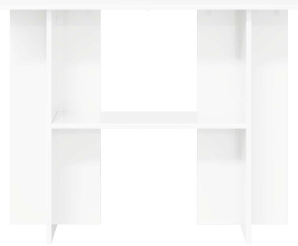 Konzolasztal Fehér 100 x 30 x 75 cm Szerelt Fa