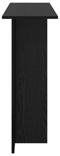 Konzolasztal Fekete Tölgy 100 x 30 x 75 cm Szerelt Fa