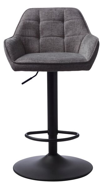 Sötétszürke állítható magasságú bárszék Nolan – Unique Furniture