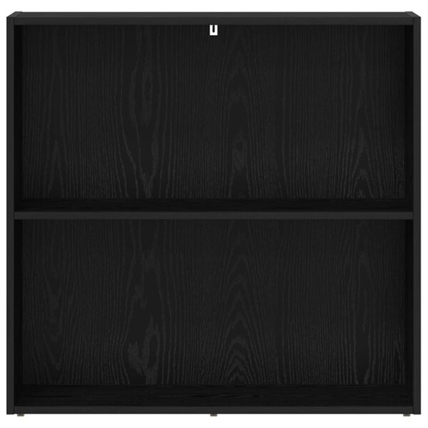 Könyvespolc Fekete tölgy 80 x 30 x 76,5 cm Faanyag