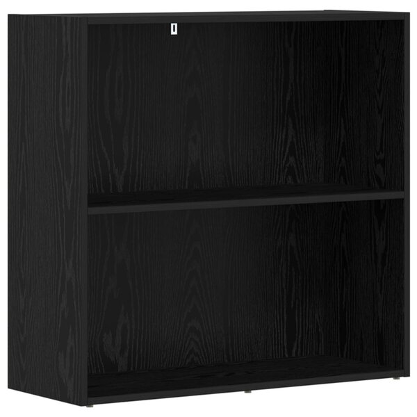 Könyvespolc Fekete tölgy 80 x 30 x 76,5 cm Faanyag