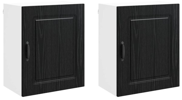 Mosogatógép panel Kalmar 2 pcs Fekete tölgy 50 x 31 x 60 cm