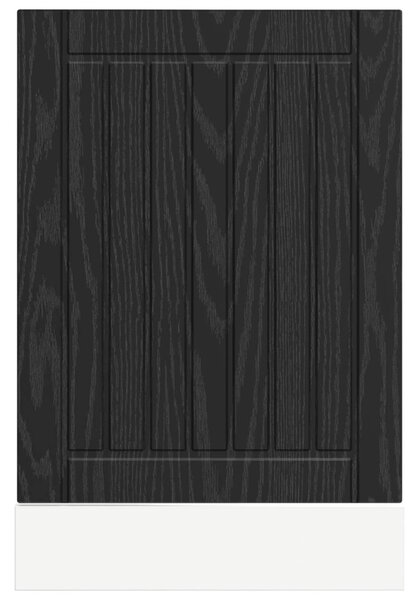 Mosogatógép panel ajtóval Lucca Fekete Tölgy 45 x 1,5 x 57 cm