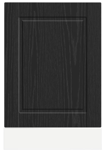 Mosogatógép panel ajtóval Fekete tölgy 45 x 1,5 x 57 cm Faanyag