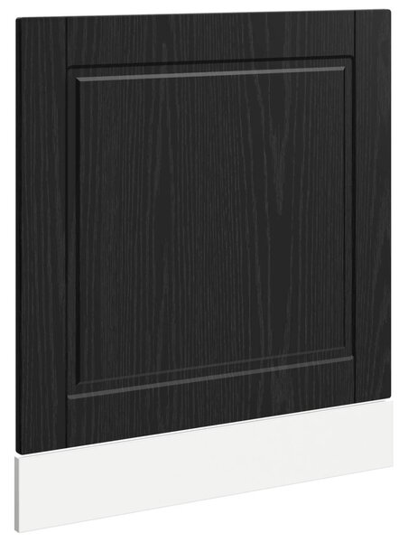 Mosogatógép panel ajtóval Fekete tölgy 60 x 1,5 x 57 cm Faanyag