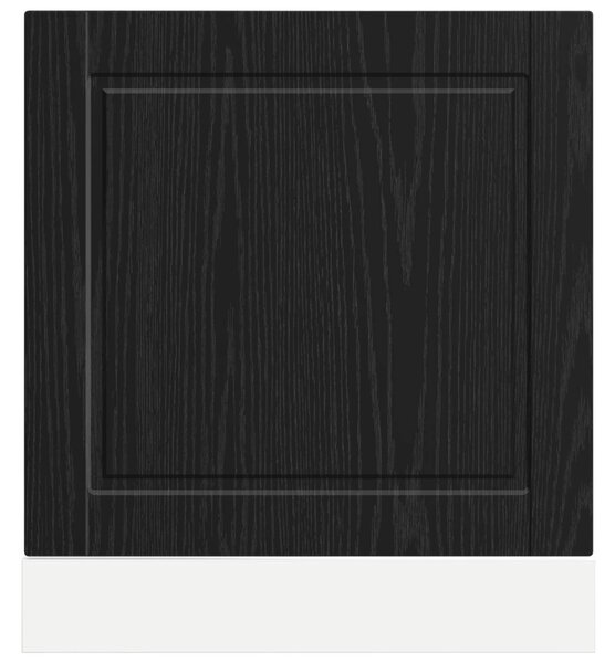 Mosogatógép panel ajtóval Fekete tölgy 60 x 1,5 x 57 cm Faanyag