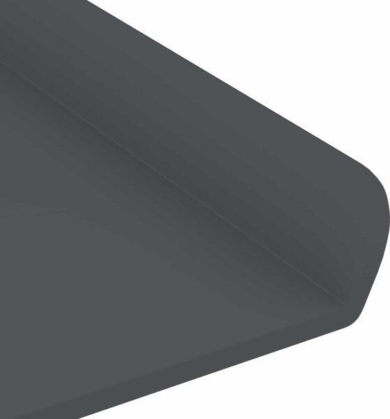 Lebegő polc 4 pcs Antracit 60 x 8,5 x 2,5 cm Acél