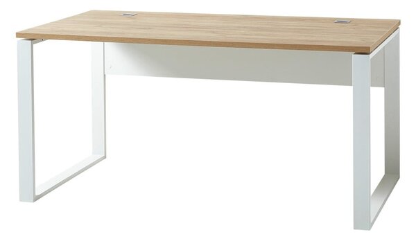 Íróasztal tölgyfa dekorral 158x79 cm Lioni - Germania