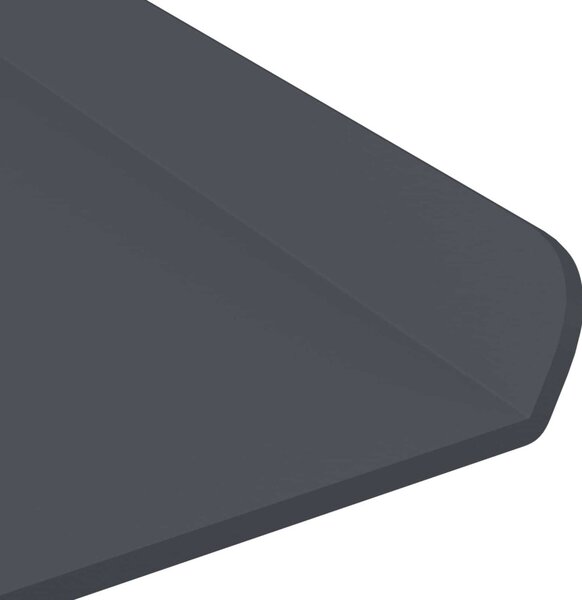 Lebegő polc 4 pcs Antracit 100 x 18 x 2,5 cm Acél