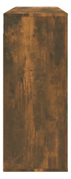 Füstös tölgy színű szerelt fa fali szekrény 80x33x80 cm