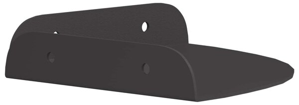 Lebegő polc polcokkal tárolóval 2 pcs Fekete 15 x 15 x 2 cm