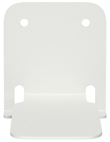 Lebegő polc polcokkal tárolóval 4 pcs Fehér 6 x 10,8 x 6,6 cm