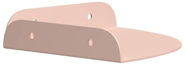 Lebegő polc polcokkal tárolóval 2 pcs Rózsaszín 15 x 15 x 2 cm