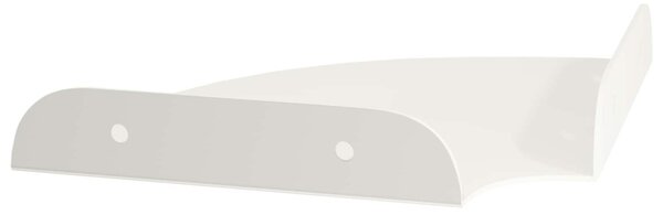 Lebegő polc polcokkal tárolóval 2 pcs Fehér 15 x 15 x 2 cm