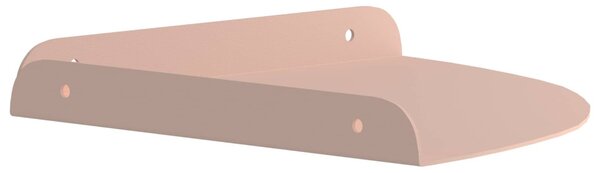 Lebegő polc polcokkal tárolóval 2 pcs Rózsaszín 24 x 24 x 2 cm