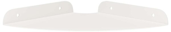 Lebegő polc polcokkal tárolóval 2 pcs Fehér 18 x 18 x 2 cm