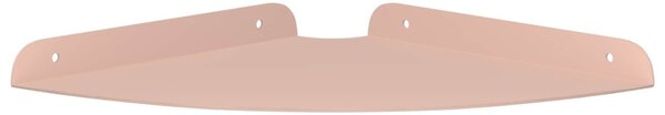 Lebegő polc polcokkal tárolóval 2 pcs Rózsaszín 24 x 24 x 2 cm