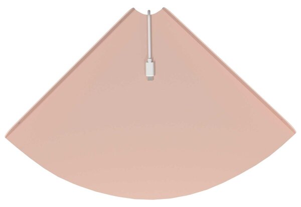 Lebegő polc polcokkal tárolóval 2 pcs Rózsaszín 30 x 30 x 2 cm