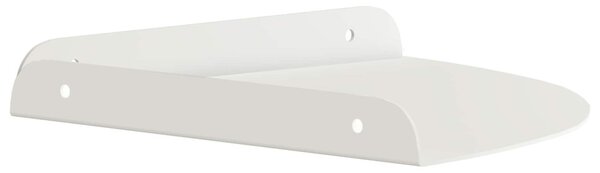 Lebegő polc polcokkal tárolóval 2 pcs Fehér 24 x 24 x 2 cm