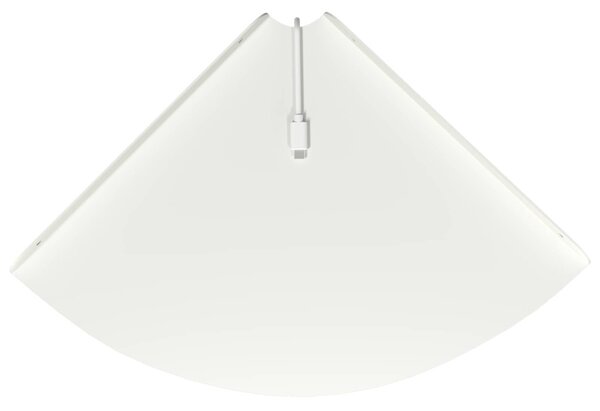 Lebegő polc polcokkal tárolóval 2 pcs Fehér 30 x 30 x 2 cm