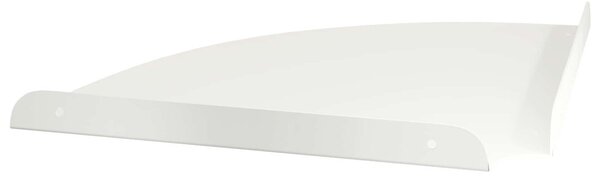 Lebegő polc polcokkal tárolóval 2 pcs Fehér 30 x 30 x 2 cm