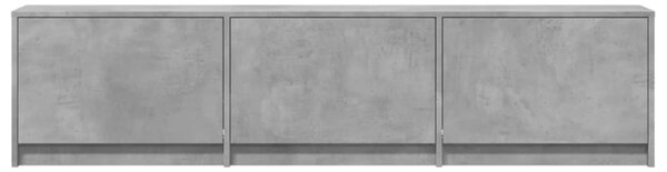 TV szekrény leddel fiókkal Beton 165 x 34 x 40 cm Faanyag