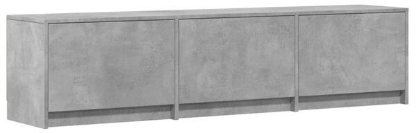 TV szekrény leddel fiókkal Beton 165 x 34 x 40 cm Faanyag