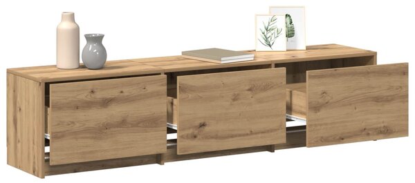 TV szekrény Artisan tölgy Szerelt Fa