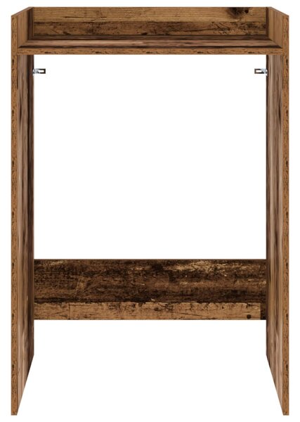 Mosógép Szekrény tárolóval Öreg fa 67,5 x 62 x 97 cm Szerelt fa