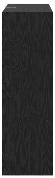 Könyvszekrény Fekete Tölgy 102 x 32 x 102 cm