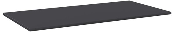 4 db szürke forgácslap könyvespolc 100 x 50 x 1,5 cm