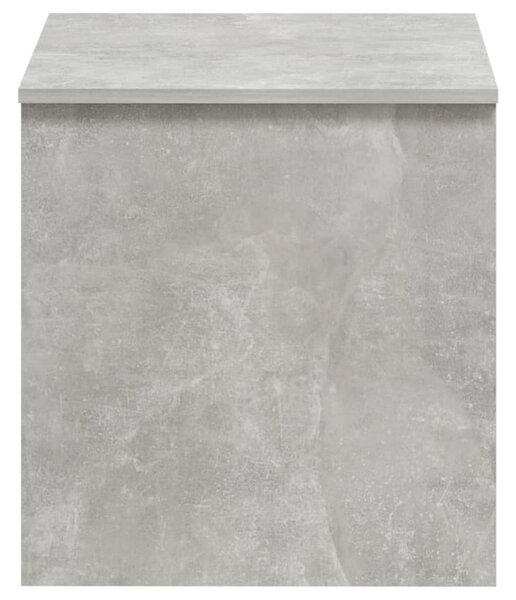 Betonszürke szerelt fa dohányzóasztal 102 x 50,5 x 52,5 cm