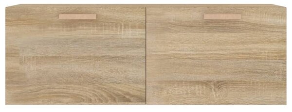 Sonoma tölgy színű szerelt fa faliszekrény 100 x 36,5 x 35 cm